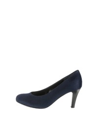 dunkelblaue Segeltuch Pumps von Gabor