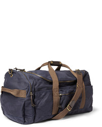 dunkelblaue Segeltuch Reisetasche von J.Crew