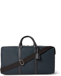 dunkelblaue Segeltuch Reisetasche von Mulberry