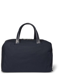 dunkelblaue Segeltuch Reisetasche