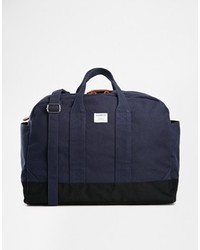 dunkelblaue Segeltuch Reisetasche von SANDQVIST