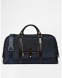 dunkelblaue Segeltuch Reisetasche von Tommy Hilfiger