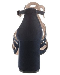 dunkelblaue Segeltuch Sandaletten von Bruno Banani