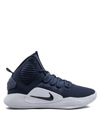 dunkelblaue Segeltuch Sportschuhe von Nike