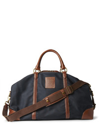 dunkelblaue Segeltuch Sporttasche von Polo Ralph Lauren
