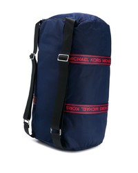 dunkelblaue Segeltuch Sporttasche von MICHAEL Michael Kors
