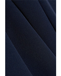 dunkelblaue Seide Bluse von Diane von Furstenberg