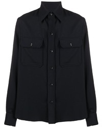 dunkelblaue Shirtjacke von Ami Paris