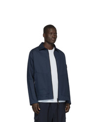 dunkelblaue Shirtjacke von Stone Island