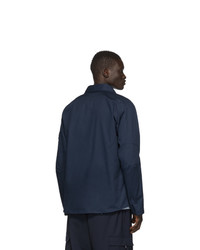 dunkelblaue Shirtjacke von Stone Island