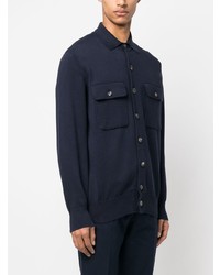 dunkelblaue Shirtjacke von Brunello Cucinelli