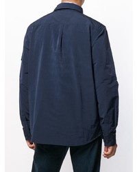 dunkelblaue Shirtjacke von Barbour