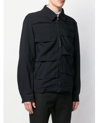 dunkelblaue Shirtjacke von Comme Des Garcons Homme Plus