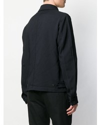 dunkelblaue Shirtjacke von Comme Des Garcons Homme Plus