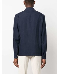dunkelblaue Shirtjacke von Corneliani