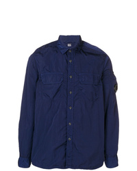 dunkelblaue Shirtjacke von CP Company