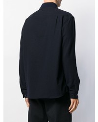 dunkelblaue Shirtjacke von YMC