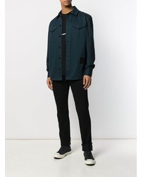 dunkelblaue Shirtjacke von Karl Lagerfeld