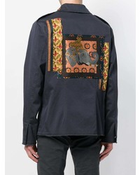 dunkelblaue Shirtjacke von Etro