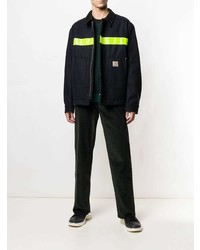 dunkelblaue Shirtjacke von Junya Watanabe MAN