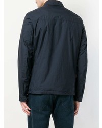 dunkelblaue Shirtjacke von Woolrich