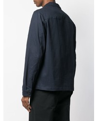 dunkelblaue Shirtjacke von Calvin Klein