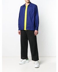 dunkelblaue Shirtjacke von Marni