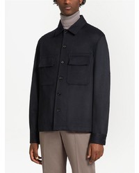 dunkelblaue Shirtjacke von Ermenegildo Zegna