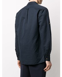 dunkelblaue Shirtjacke von Lardini