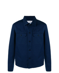 dunkelblaue Shirtjacke von Maison Margiela