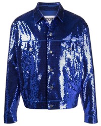 dunkelblaue Shirtjacke von Moschino