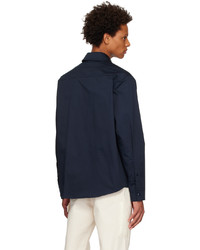 dunkelblaue Shirtjacke von Moncler