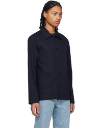 dunkelblaue Shirtjacke von A.P.C.