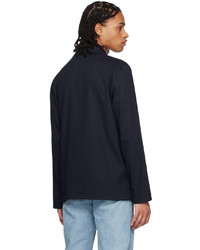 dunkelblaue Shirtjacke von A.P.C.