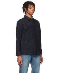 dunkelblaue Shirtjacke von Theory