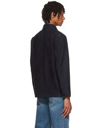 dunkelblaue Shirtjacke von Theory