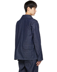 dunkelblaue Shirtjacke von Engineered Garments