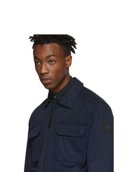 dunkelblaue Shirtjacke von Moncler