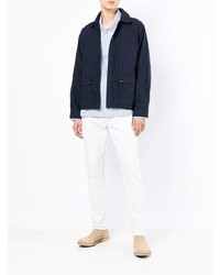 dunkelblaue Shirtjacke von Barbour