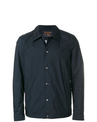 dunkelblaue Shirtjacke von Woolrich