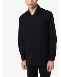 dunkelblaue Shirtjacke von Ermenegildo Zegna