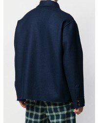 dunkelblaue Shirtjacke von Marni