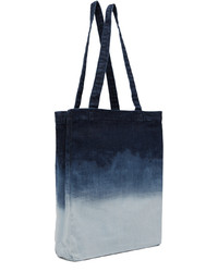 dunkelblaue Shopper Tasche aus Jeans von A.P.C.