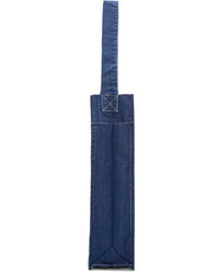 dunkelblaue Shopper Tasche aus Jeans von Sunnei