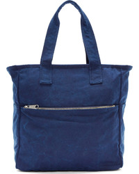 dunkelblaue Shopper Tasche aus Jeans von Marc by Marc Jacobs