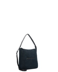 dunkelblaue Shopper Tasche aus Leder von Bree