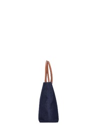 dunkelblaue Shopper Tasche aus Leder von Bric's