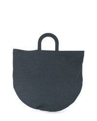 dunkelblaue Shopper Tasche aus Leder von Building Block