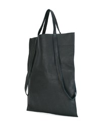 dunkelblaue Shopper Tasche aus Leder von Pb 0110