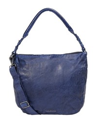 dunkelblaue Shopper Tasche aus Leder von FREDsBRUDER